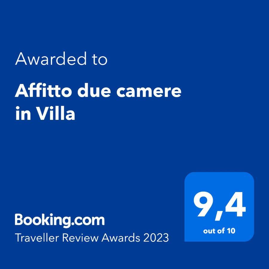 Affitto due camere in Villa Roma Esterno foto